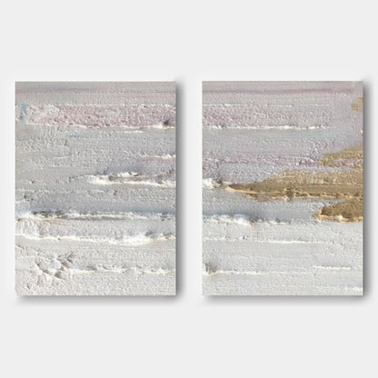 Serene Landscape Abstract Painting Set Of 2
