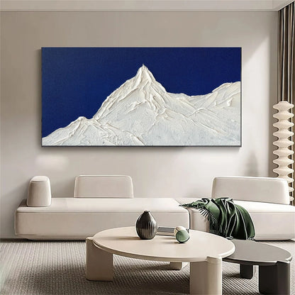 Minimalistic Balance Canvas Painting "Summit of the Stars"