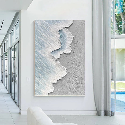 Ocean And Sky Painting "Silent Rapids"