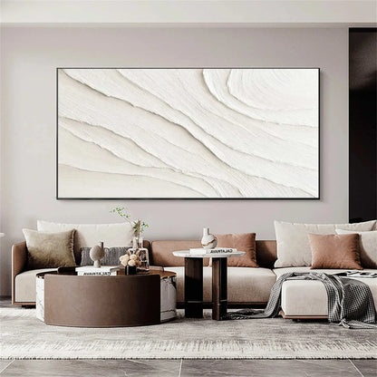 Minimalistic Balance Canvas Painting "Textures of Time"