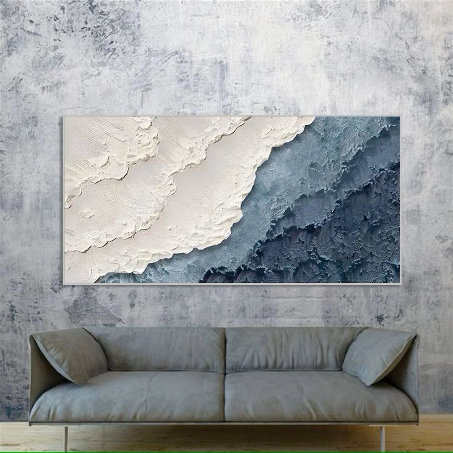 Ocean And Sky Painting "Everlasting Echoes" 