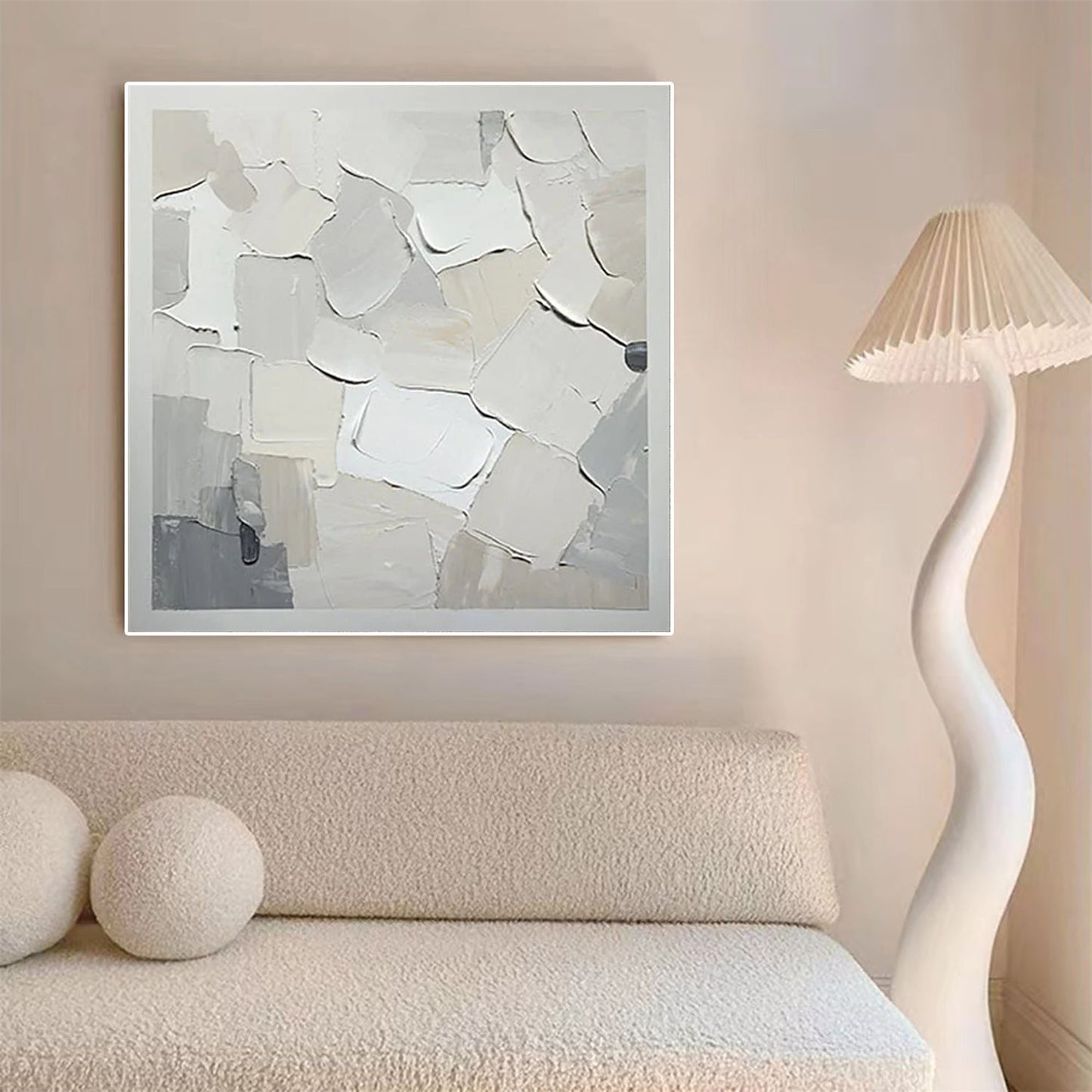 Tranquil Fragments Abstract Texture Art Painting
