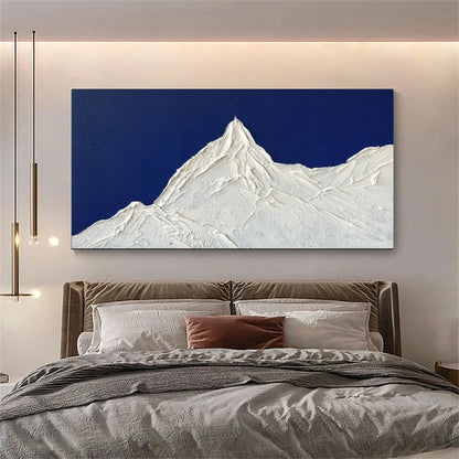 Minimalistic Balance Canvas Painting "Summit of the Stars"