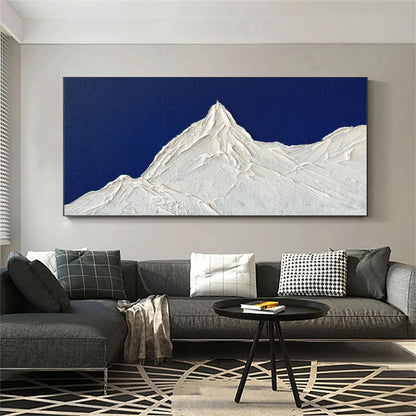 Minimalistic Balance Canvas Painting "Summit of the Stars"