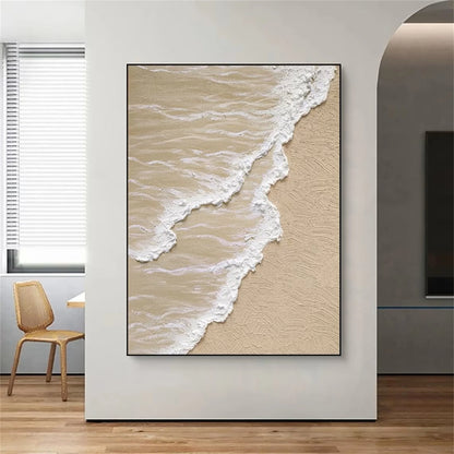 Ocean And Sky Painting "Melodic Coastline"