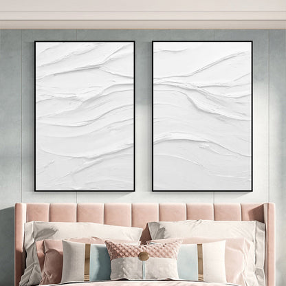 Whispers of the Gentle Breeze Abstract Painting Set Of 2