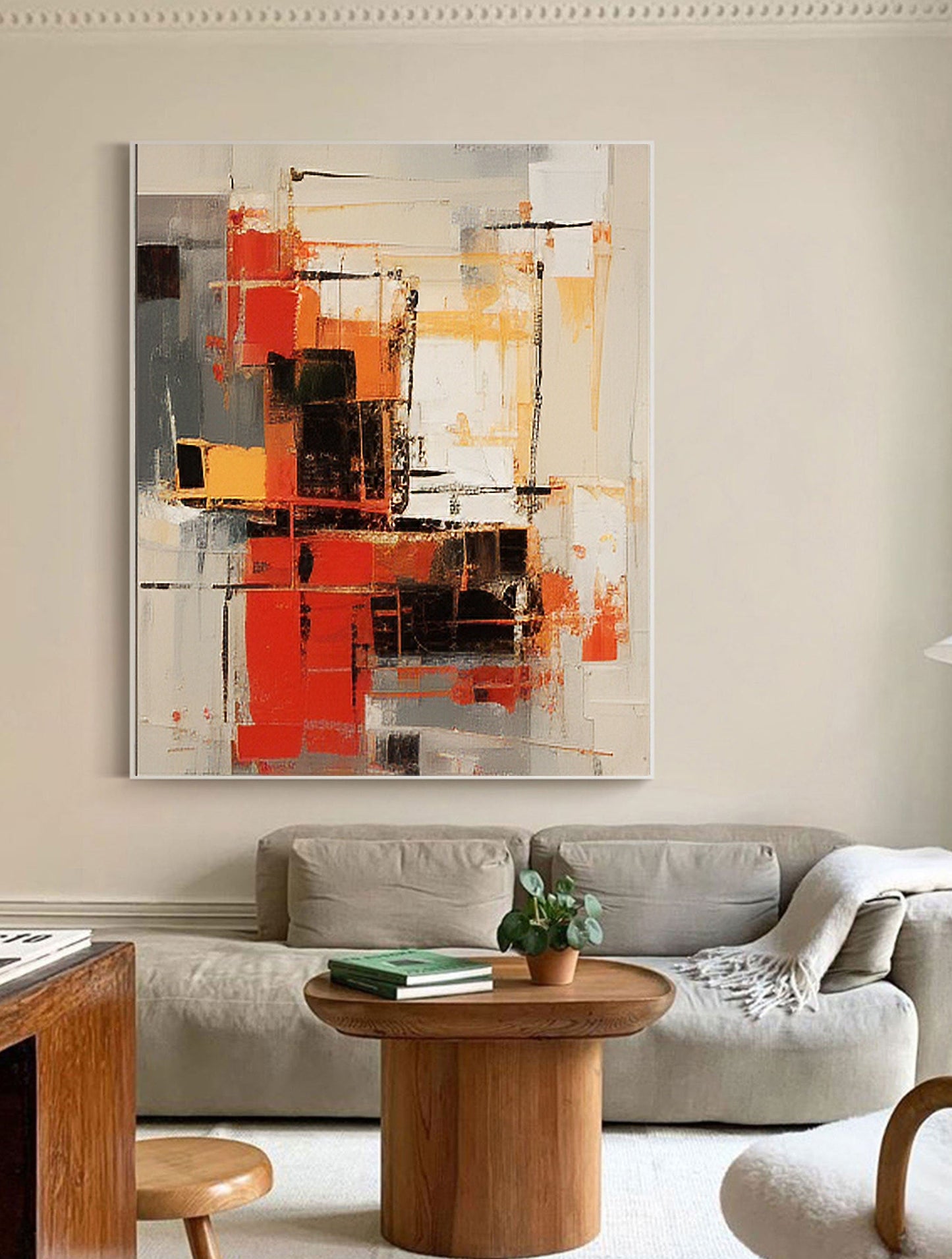 Fragments of Passion Abstract Art Painting