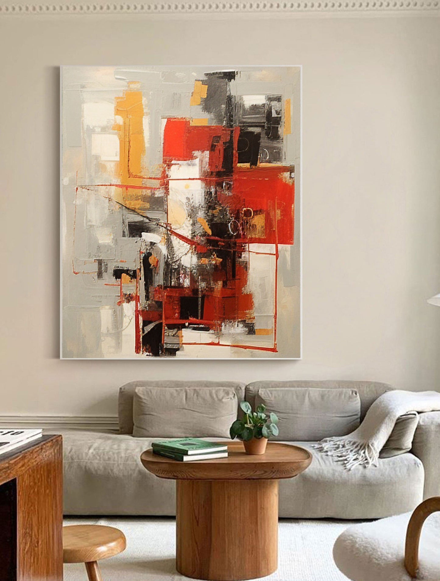 Urban Rhythms Abstract Painting