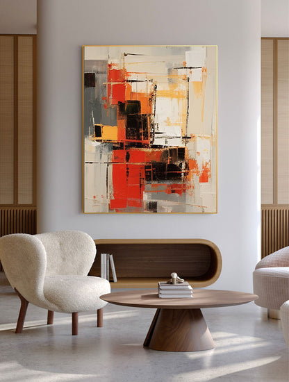 Fragments of Passion Abstract Art Painting