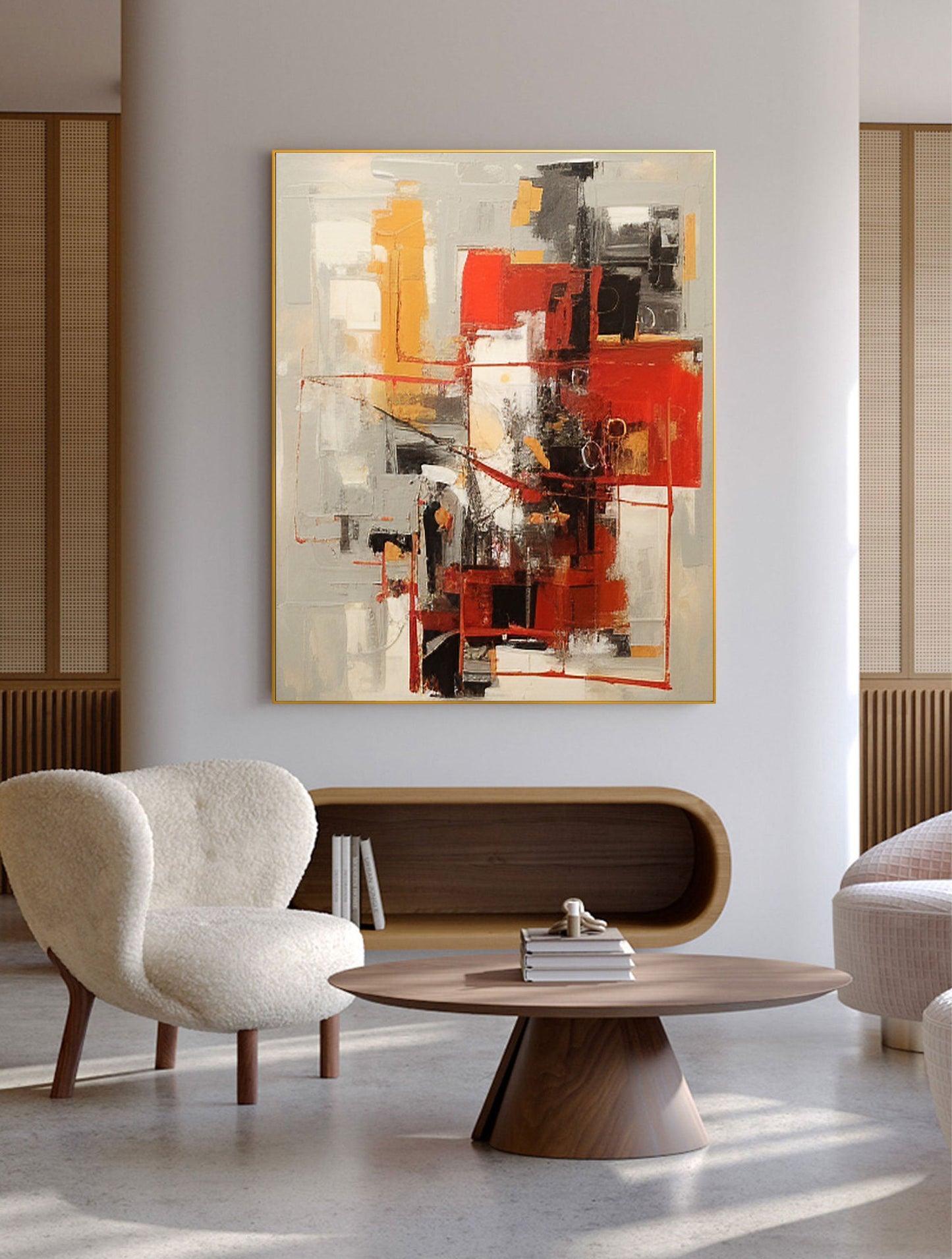 Urban Rhythms Abstract Painting