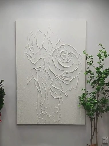 Eternal Flower 3D Texture Art Painting
